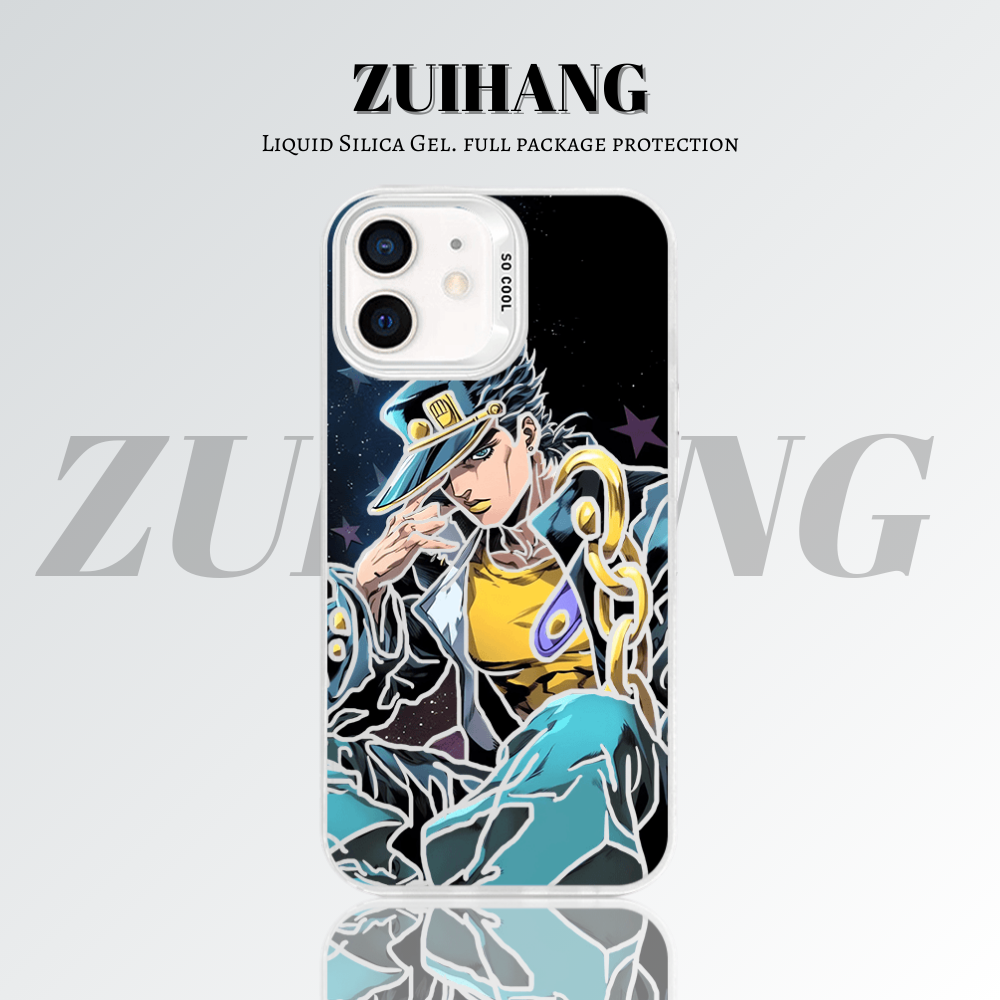 【大集合2.0】動漫彩銀線條漸變防摔手機殼-ZUIHANG SHOP