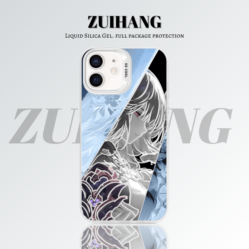 【大集合2.0】動漫彩銀線條漸變防摔手機殼-ZUIHANG SHOP