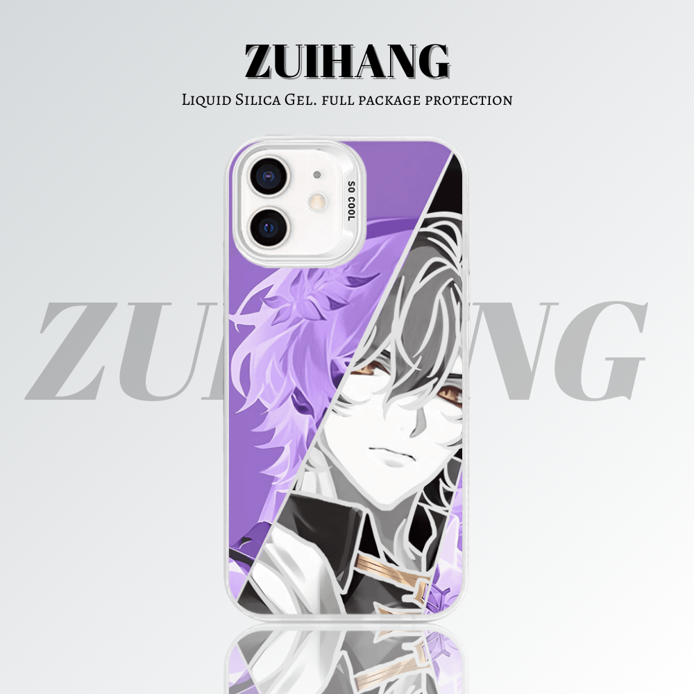 【大集合2.0】動漫彩銀線條漸變防摔手機殼-ZUIHANG SHOP