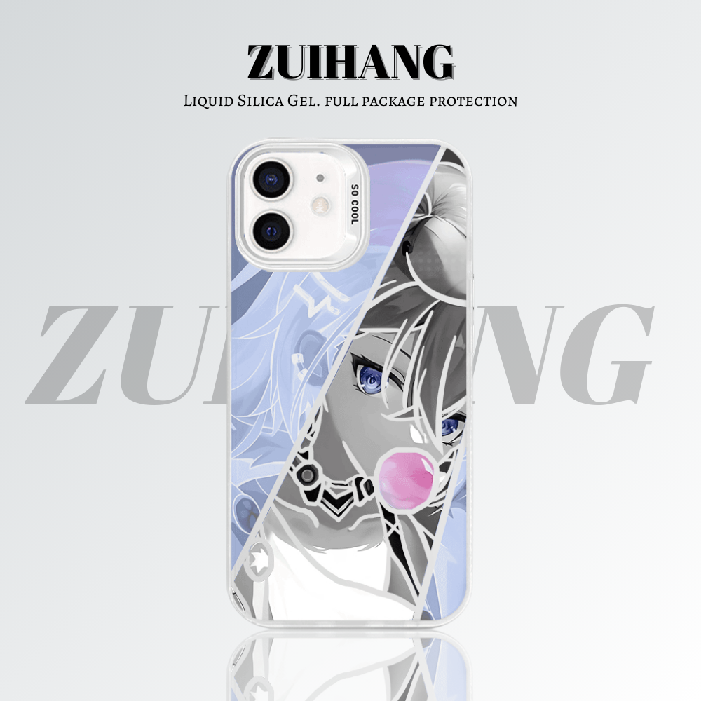 【大集合2.0】動漫彩銀線條漸變防摔手機殼-ZUIHANG SHOP