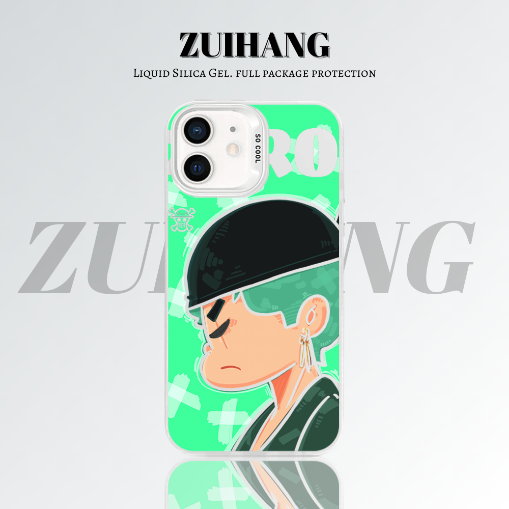 【大集合2.0】動漫彩銀線條漸變防摔手機殼-ZUIHANG SHOP