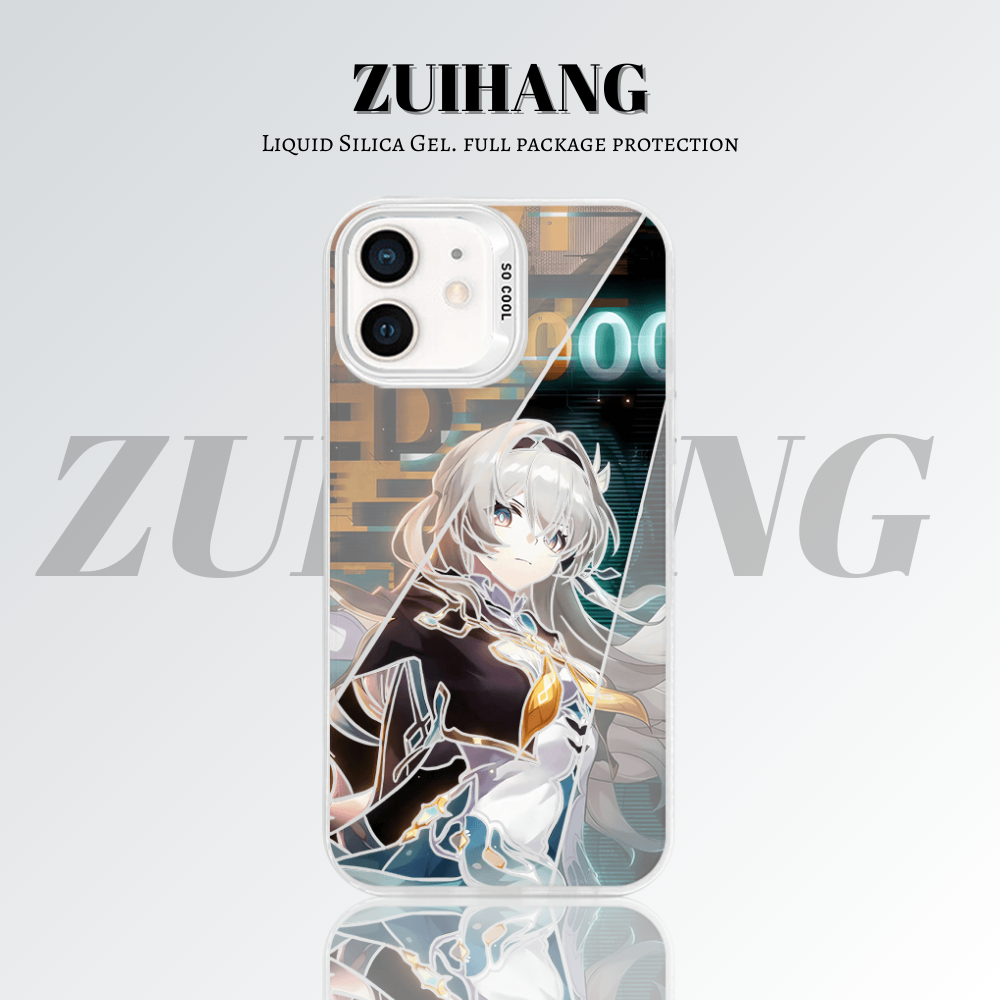 【大集合2.0】動漫彩銀線條漸變防摔手機殼-ZUIHANG SHOP