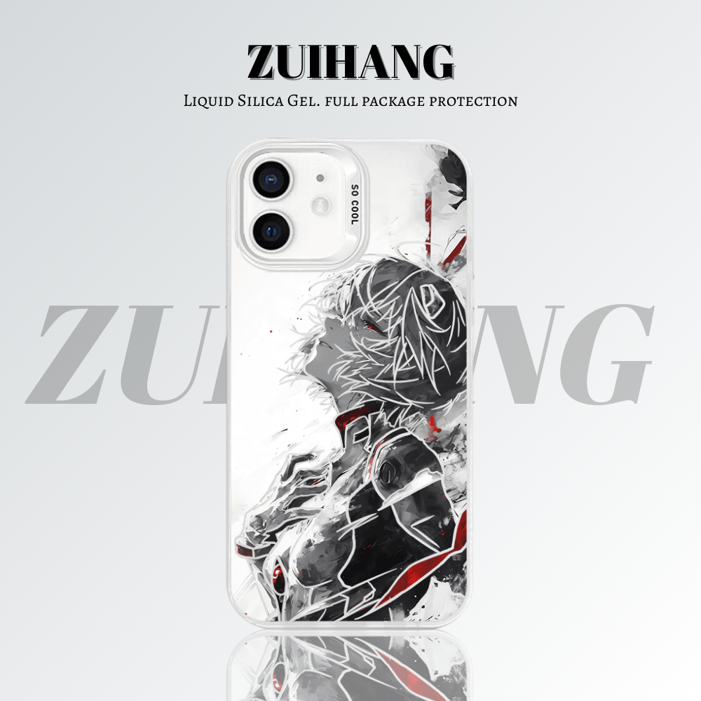 【大集合2.0】動漫彩銀線條漸變防摔手機殼-ZUIHANG SHOP