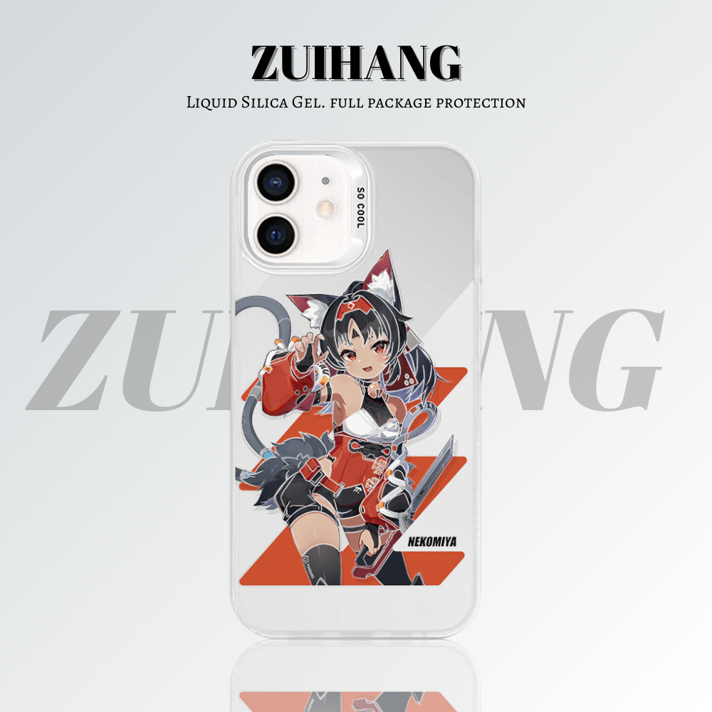 【大集合2.0】動漫彩銀線條漸變防摔手機殼-ZUIHANG SHOP