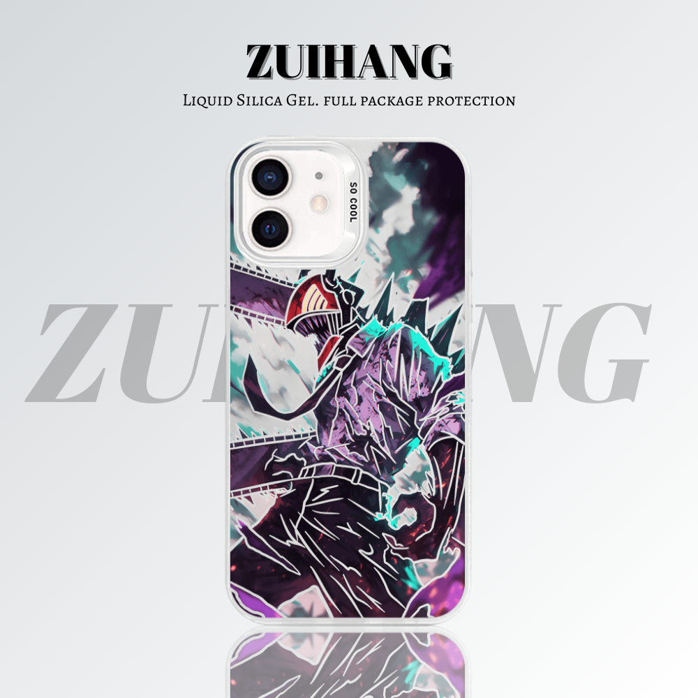 【大集合2.0】動漫彩銀線條漸變防摔手機殼-ZUIHANG SHOP