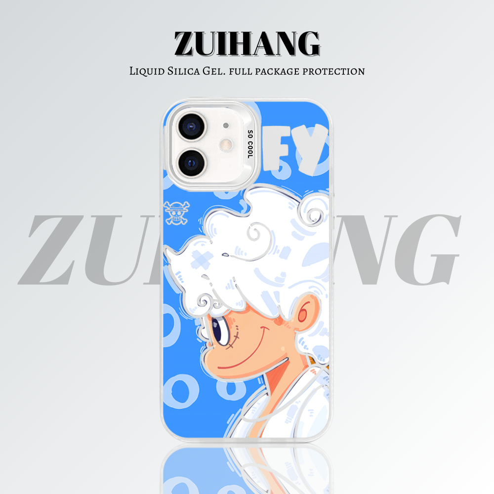 【大集合2.0】動漫彩銀線條漸變防摔手機殼-ZUIHANG SHOP