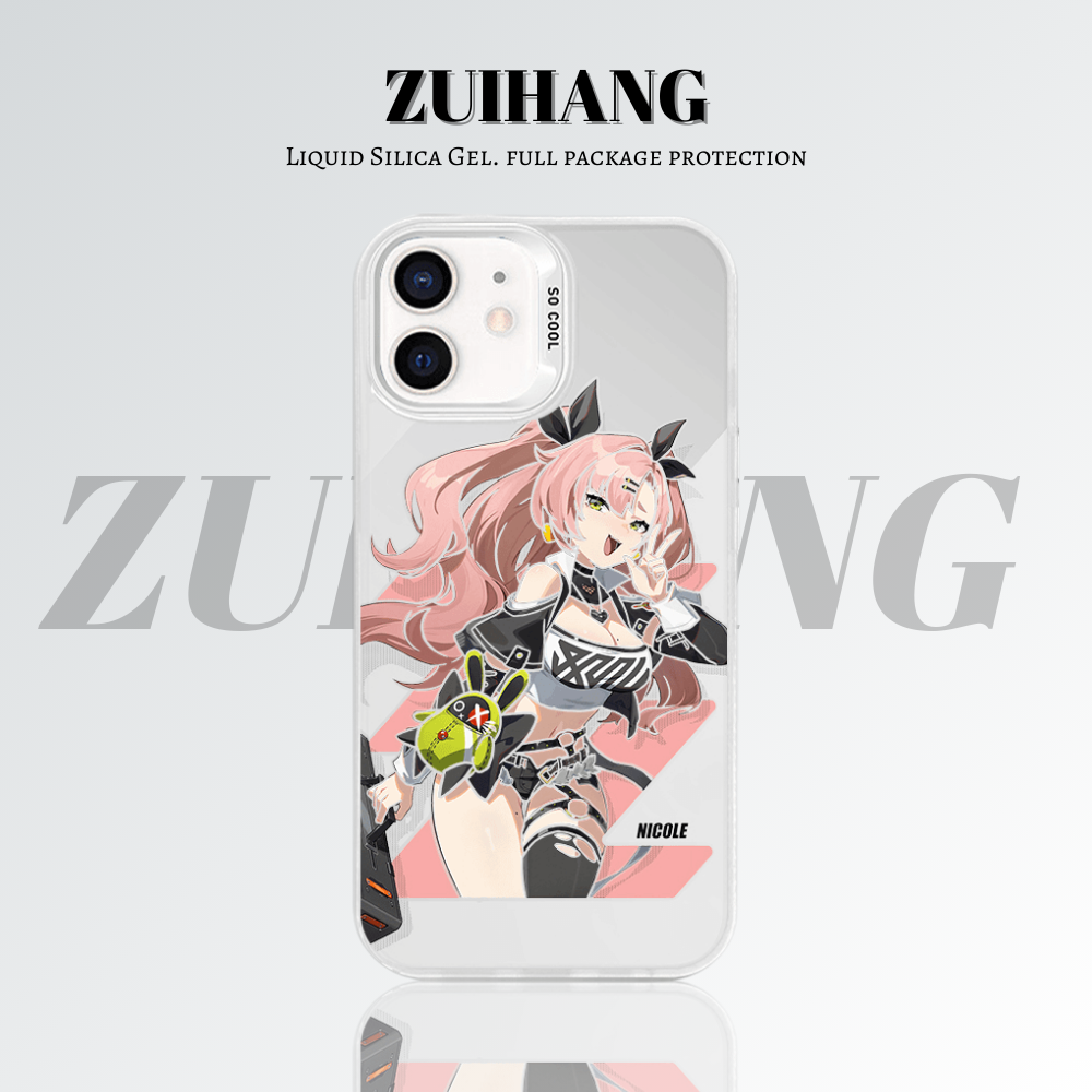 【大集合2.0】動漫彩銀線條漸變防摔手機殼-ZUIHANG SHOP