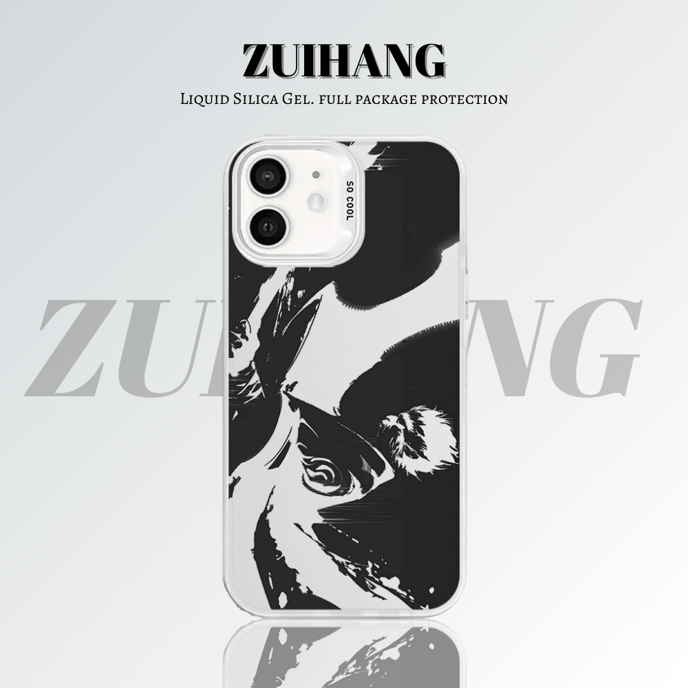 【大集合2.0】動漫彩銀線條漸變防摔手機殼-ZUIHANG SHOP