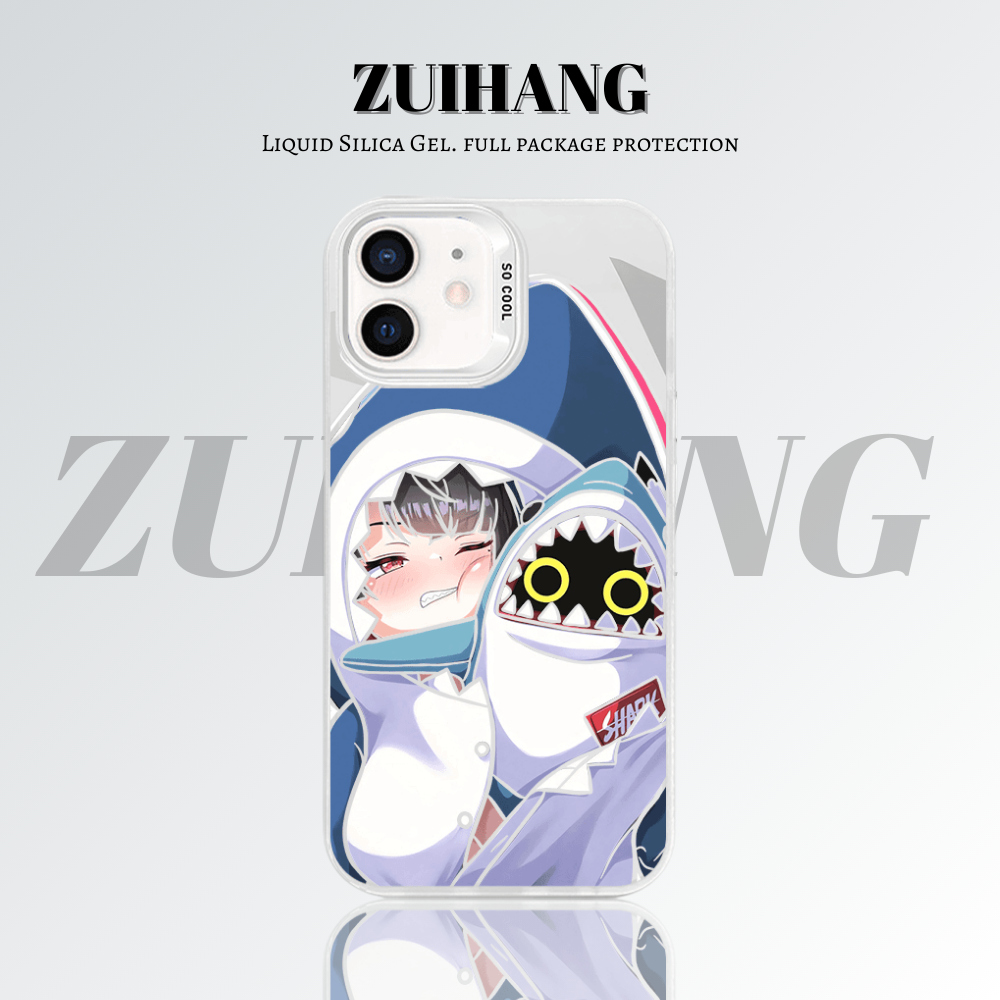 【大集合2.0】動漫彩銀線條漸變防摔手機殼-ZUIHANG SHOP