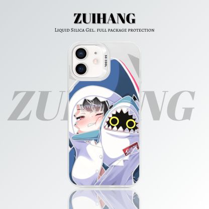 【大集合2.0】動漫彩銀線條漸變防摔手機殼-ZUIHANG SHOP