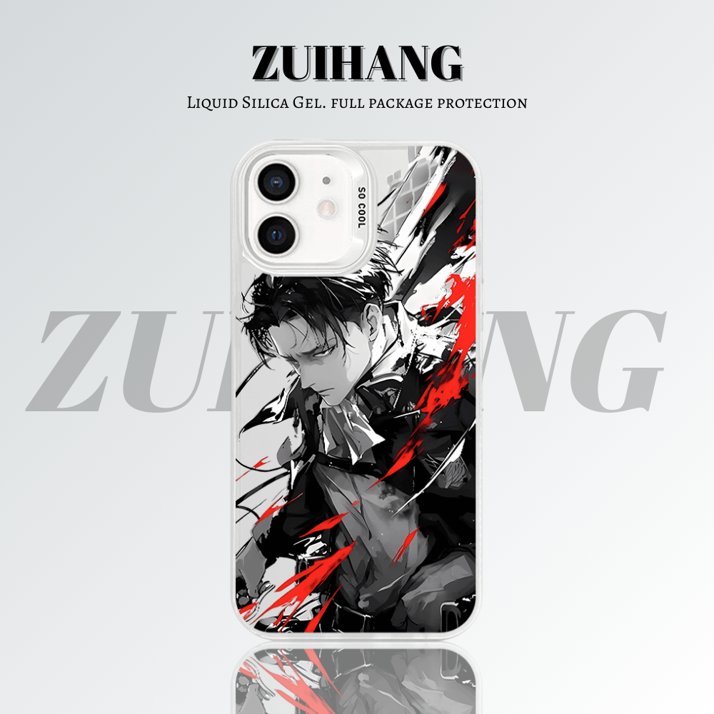 【大集合2.0】動漫彩銀線條漸變防摔手機殼-ZUIHANG SHOP