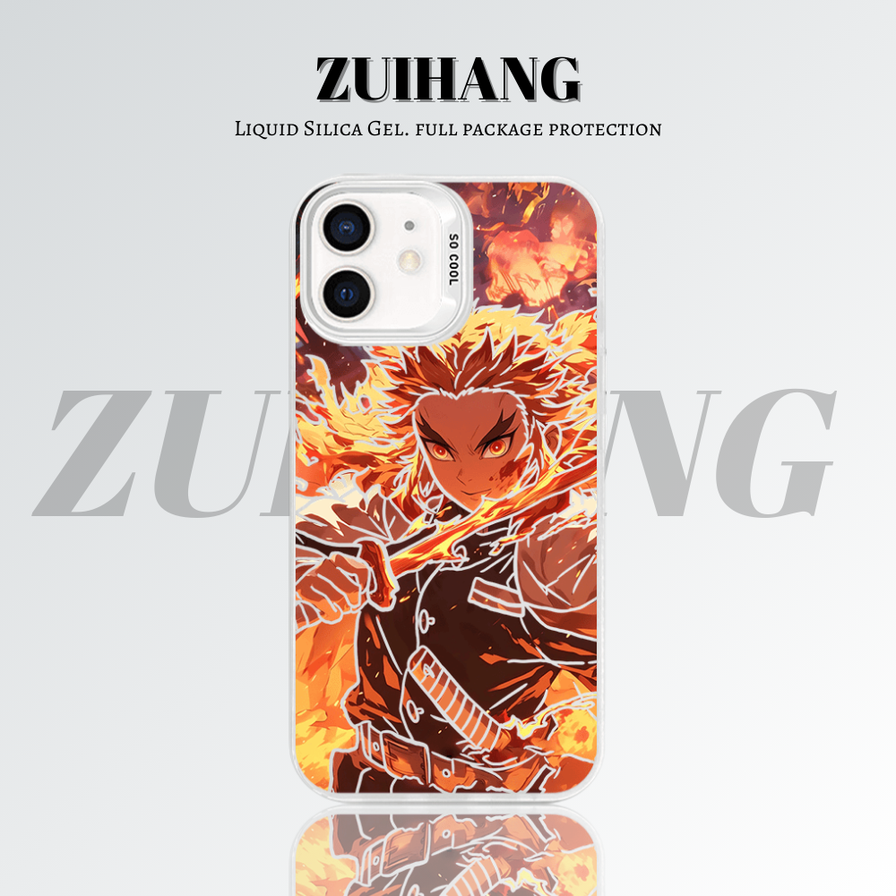 【大集合2.0】動漫彩銀線條漸變防摔手機殼-ZUIHANG SHOP