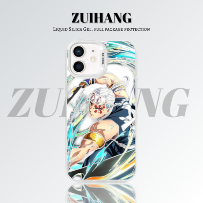 【大集合2.0】動漫彩銀線條漸變防摔手機殼-ZUIHANG SHOP