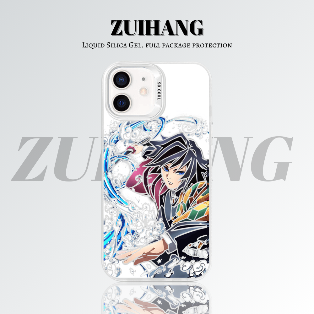 【大集合2.0】動漫彩銀線條漸變防摔手機殼-ZUIHANG SHOP