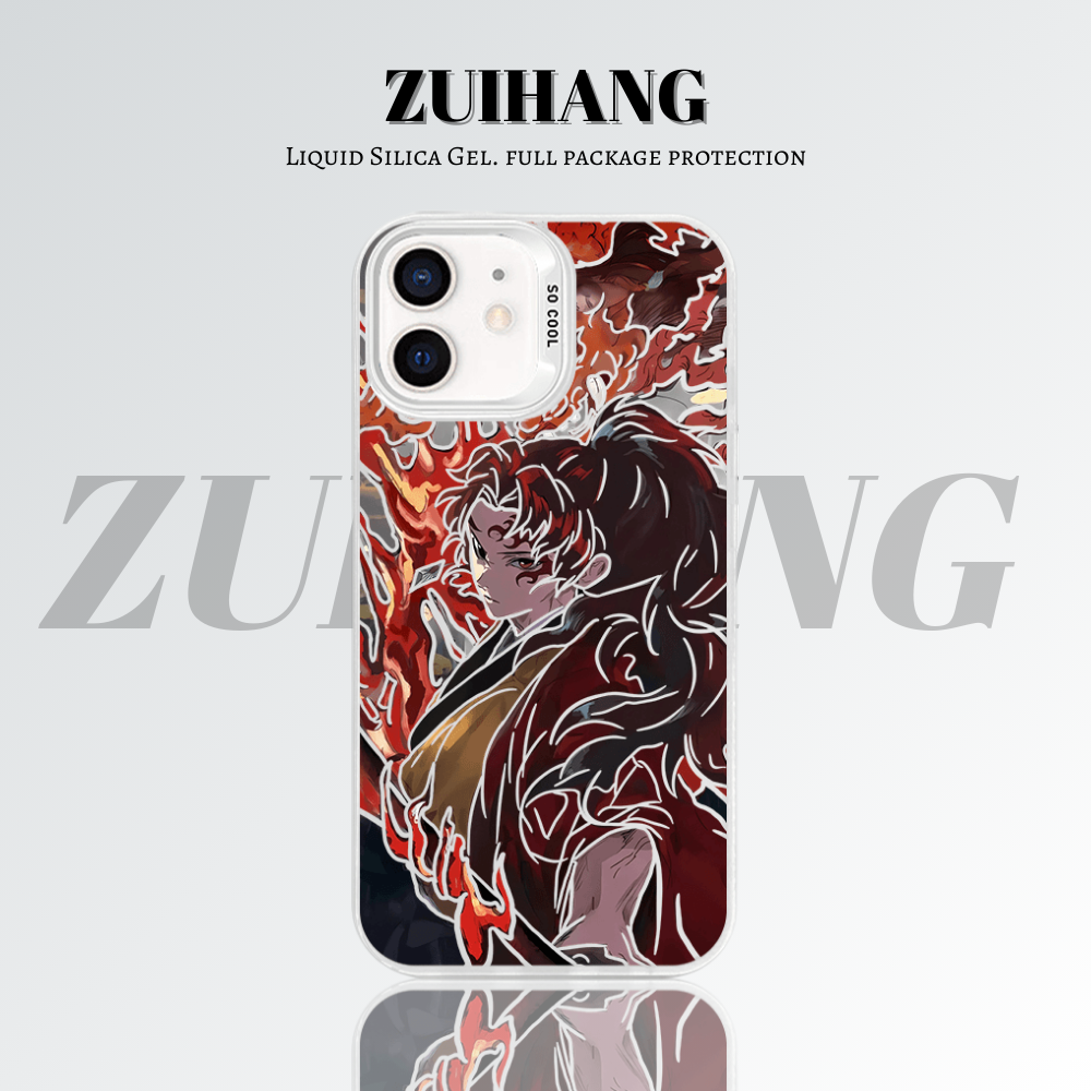 【大集合2.0】動漫彩銀線條漸變防摔手機殼-ZUIHANG SHOP