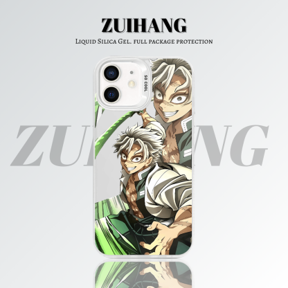 【大集合2.0】動漫彩銀線條漸變防摔手機殼-ZUIHANG SHOP