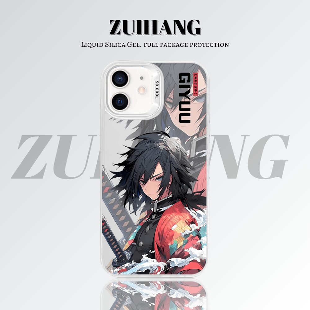 【大集合2.0】動漫彩銀線條漸變防摔手機殼-ZUIHANG SHOP