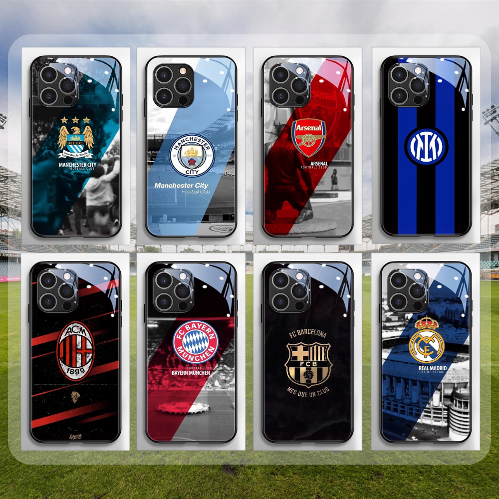 足球俱樂部新款高清全包防摔玻璃殼-ZUIHANG SHOP