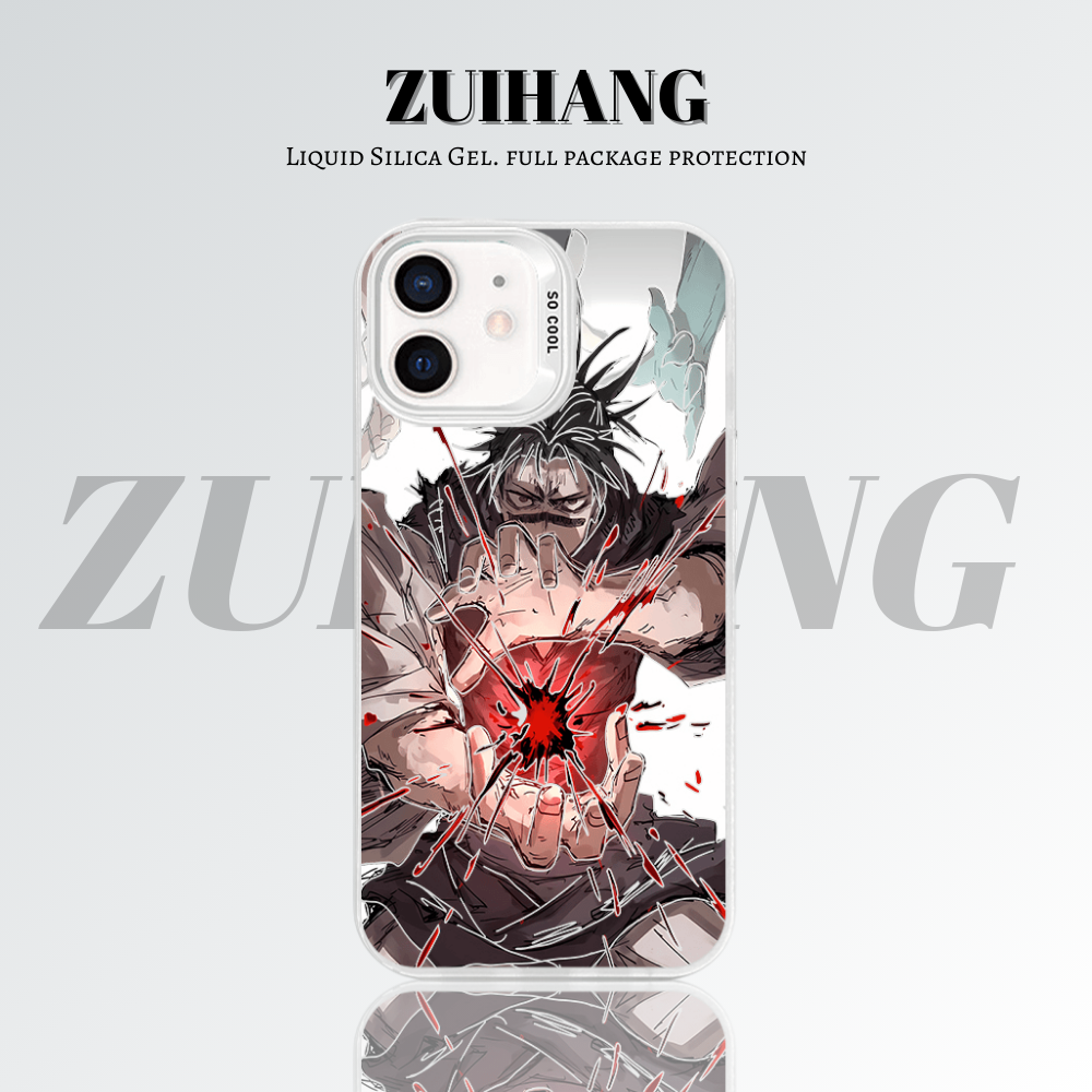 【大集合2.0】動漫彩銀線條漸變防摔手機殼-ZUIHANG SHOP