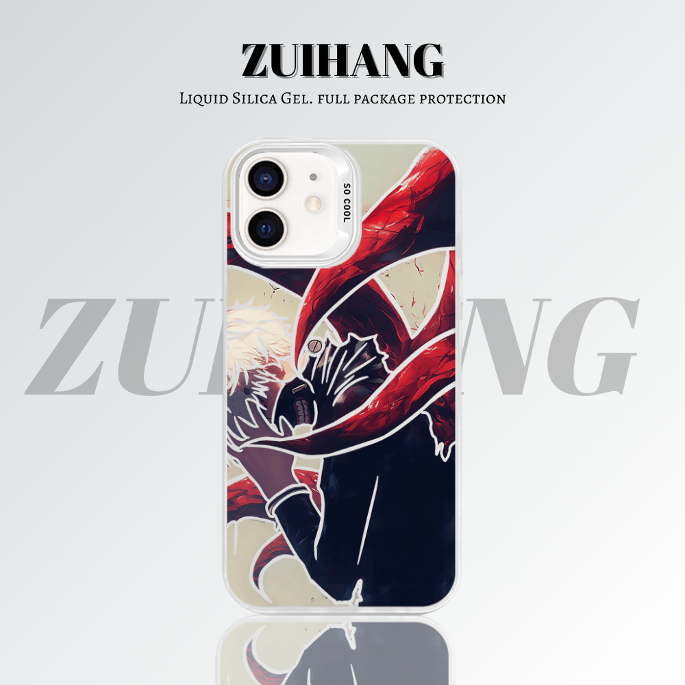 【大集合2.0】動漫彩銀線條漸變防摔手機殼-ZUIHANG SHOP