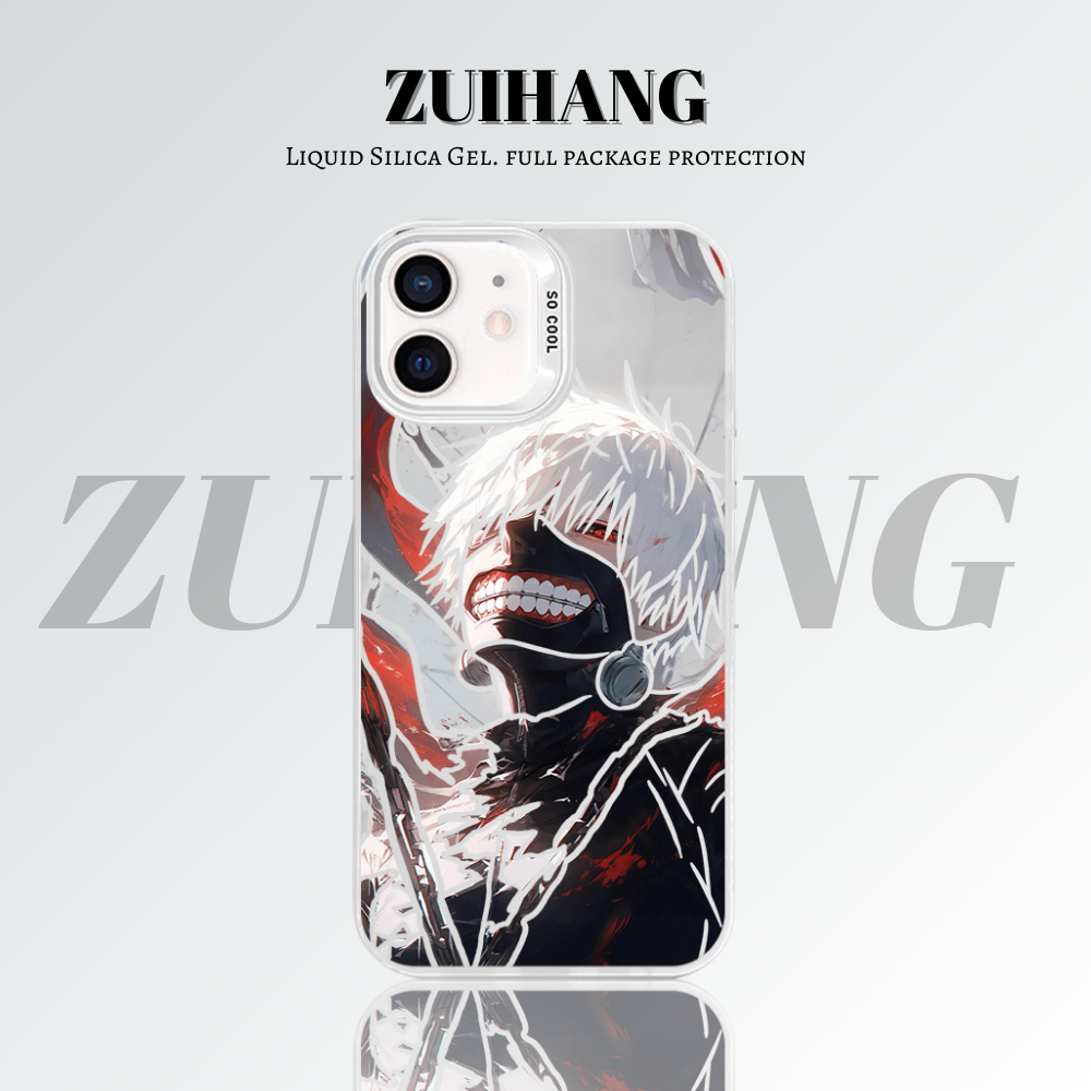 【大集合2.0】動漫彩銀線條漸變防摔手機殼-ZUIHANG SHOP