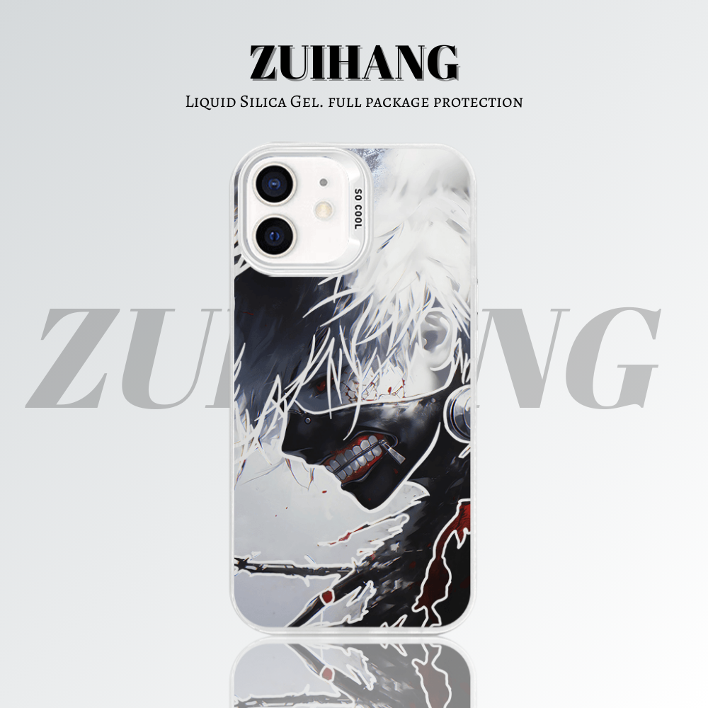 【大集合2.0】動漫彩銀線條漸變防摔手機殼-ZUIHANG SHOP