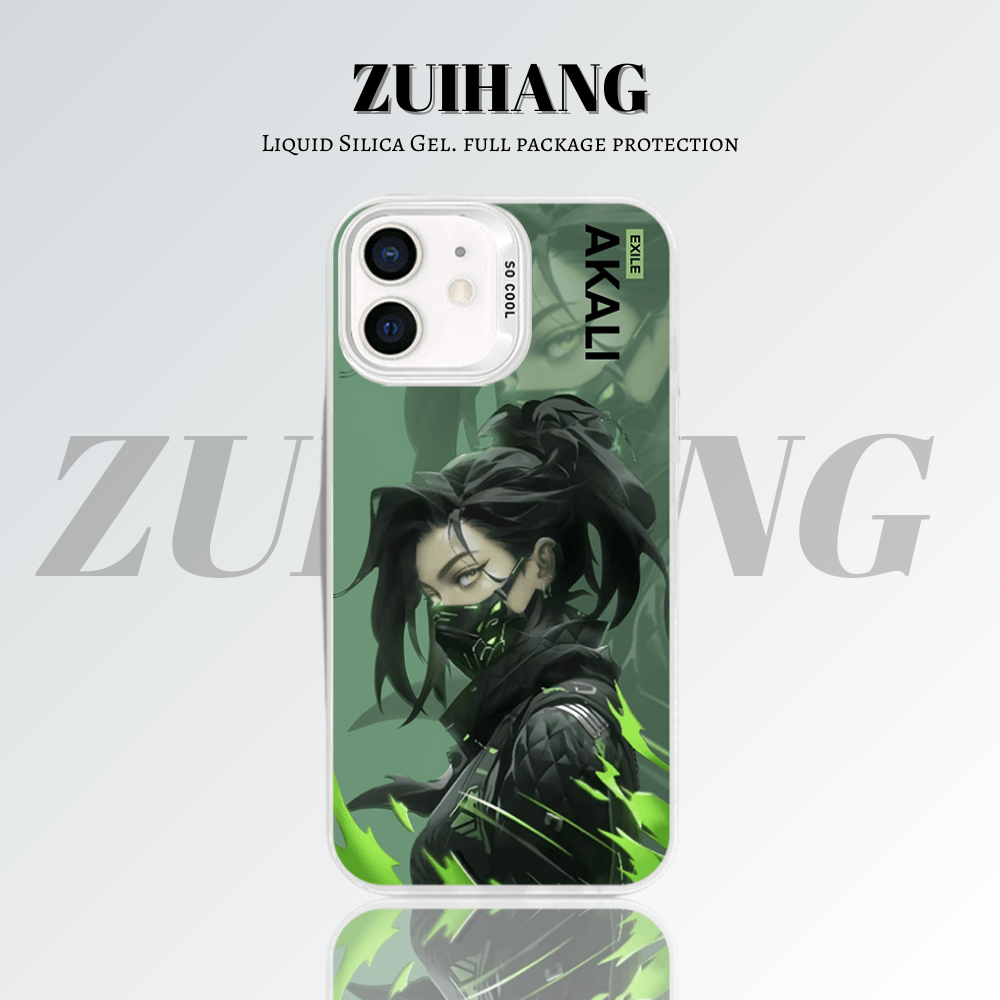 【大集合2.0】動漫彩銀線條漸變防摔手機殼-ZUIHANG SHOP