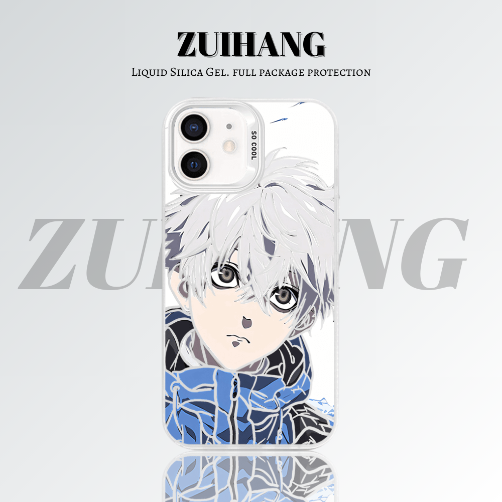 【大集合2.0】動漫彩銀線條漸變防摔手機殼-ZUIHANG SHOP