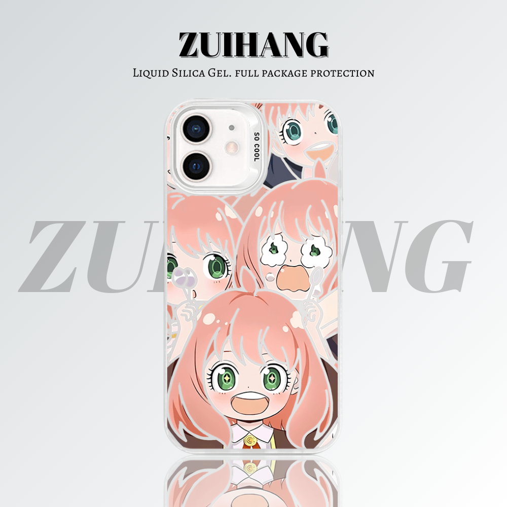 【大集合2.0】動漫彩銀線條漸變防摔手機殼-ZUIHANG SHOP