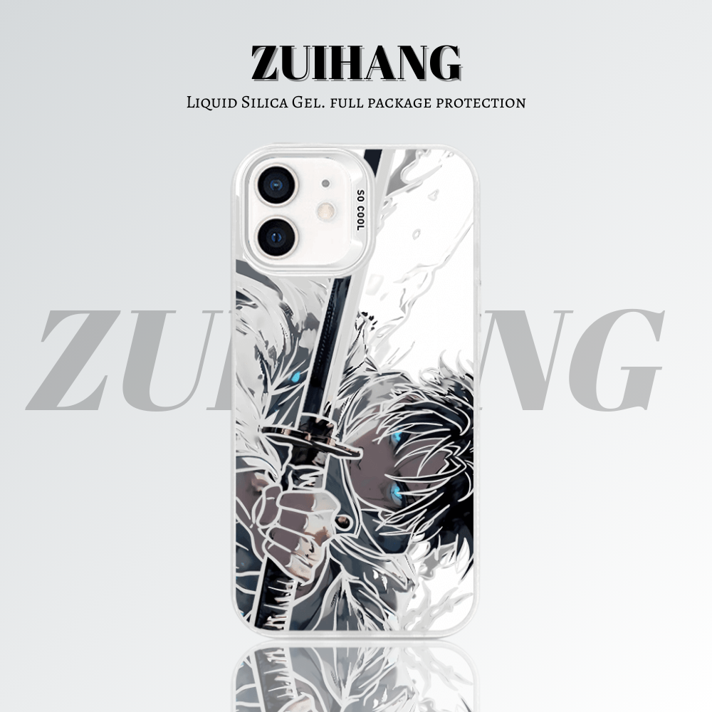 【大集合2.0】動漫彩銀線條漸變防摔手機殼-ZUIHANG SHOP