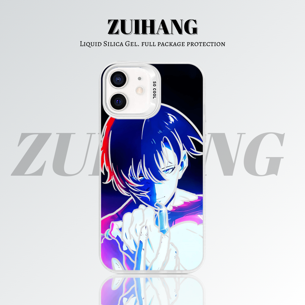 【大集合2.0】動漫彩銀線條漸變防摔手機殼-ZUIHANG SHOP