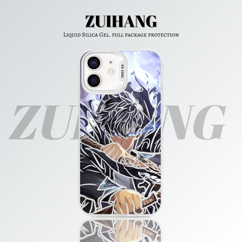 【大集合2.0】動漫彩銀線條漸變防摔手機殼-ZUIHANG SHOP