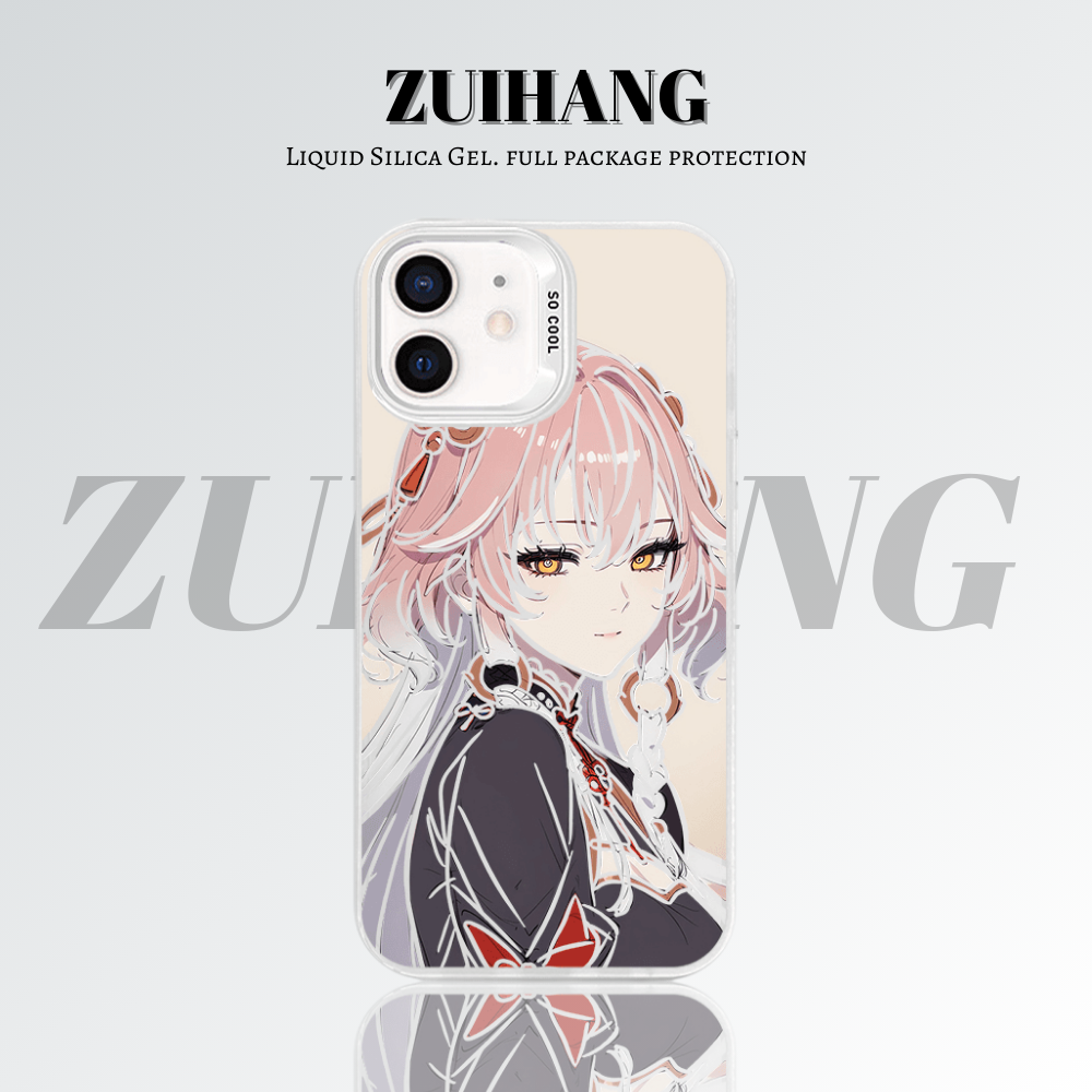 【大集合2.0】動漫彩銀線條漸變防摔手機殼-ZUIHANG SHOP