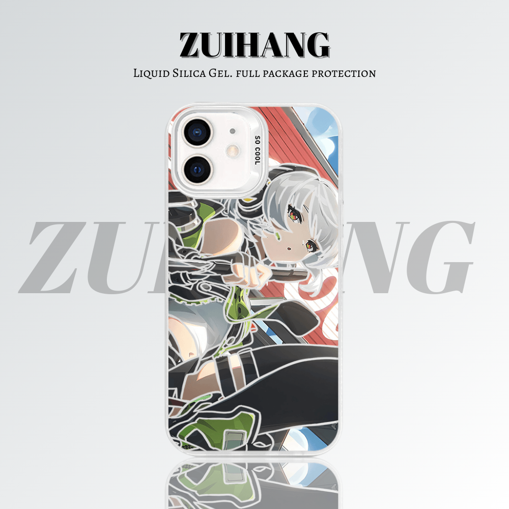 【大集合2.0】動漫彩銀線條漸變防摔手機殼-ZUIHANG SHOP