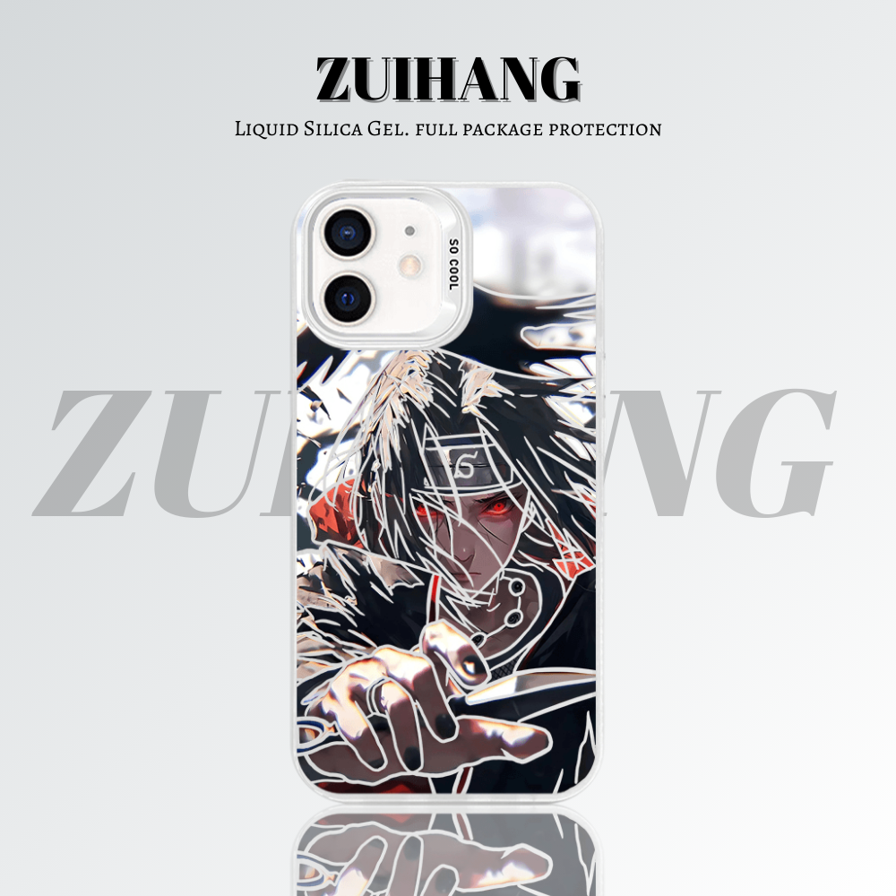 【大集合2.0】動漫彩銀線條漸變防摔手機殼-ZUIHANG SHOP