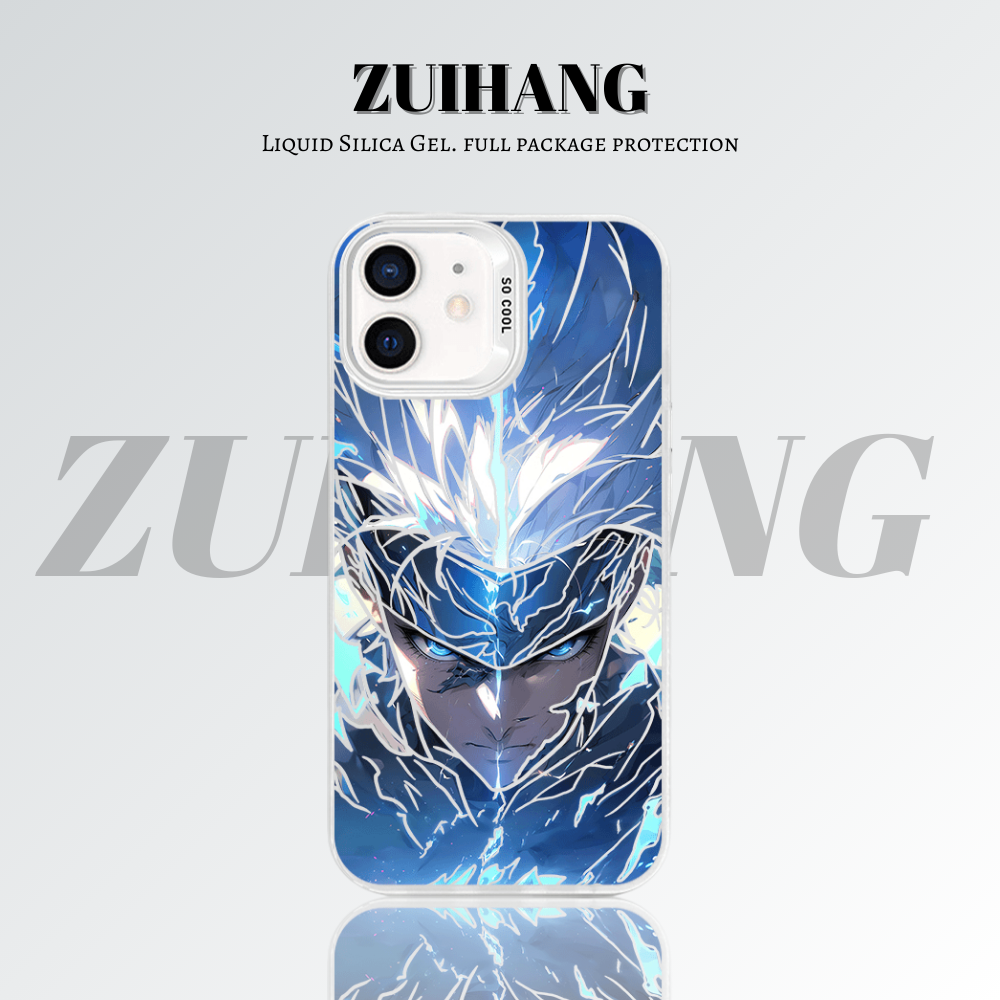 【大集合2.0】動漫彩銀線條漸變防摔手機殼-ZUIHANG SHOP