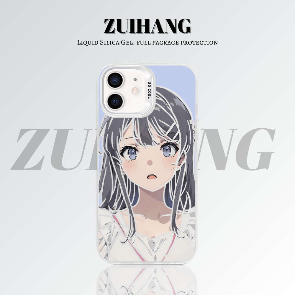 【大集合2.0】動漫彩銀線條漸變防摔手機殼-ZUIHANG SHOP