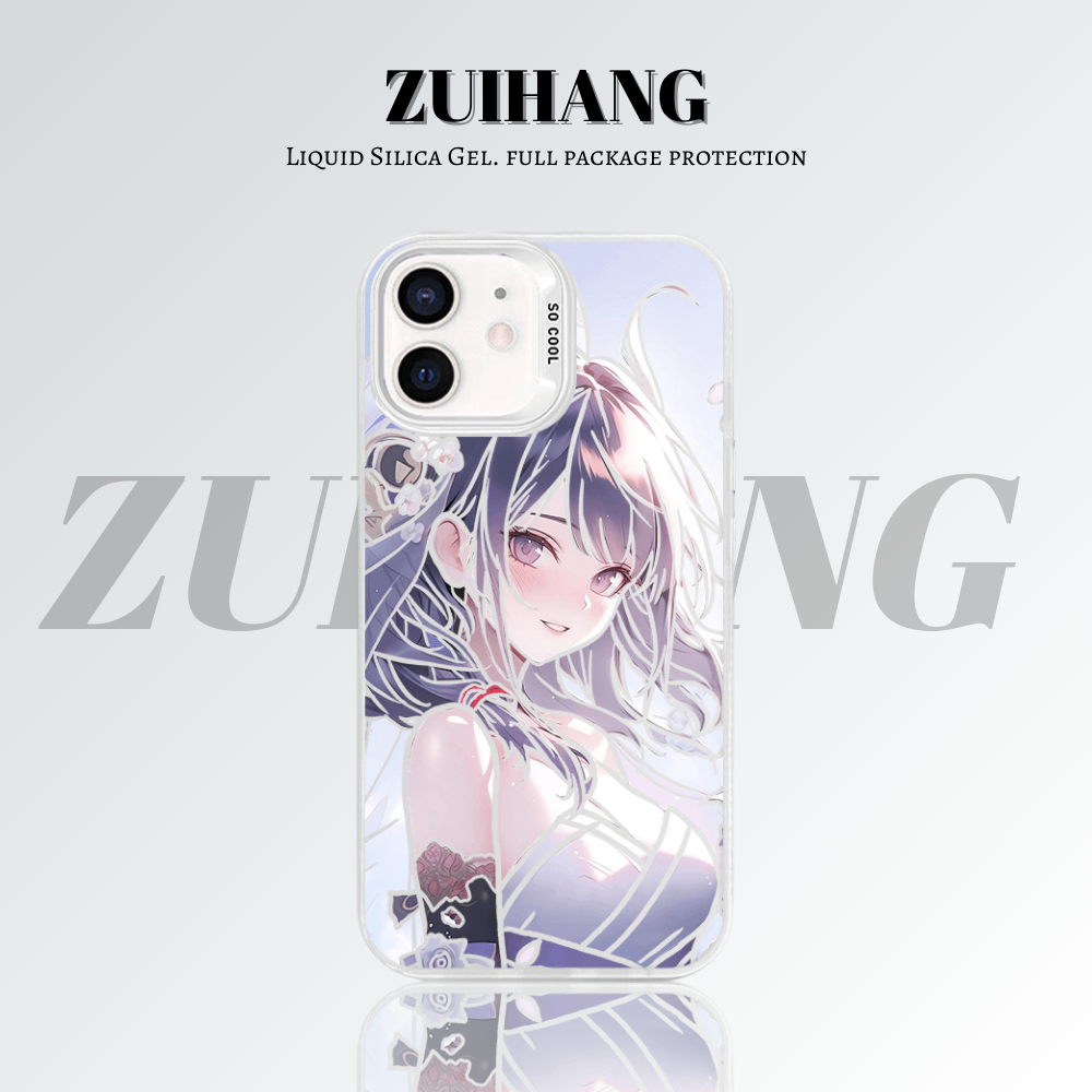 【大集合2.0】動漫彩銀線條漸變防摔手機殼-ZUIHANG SHOP