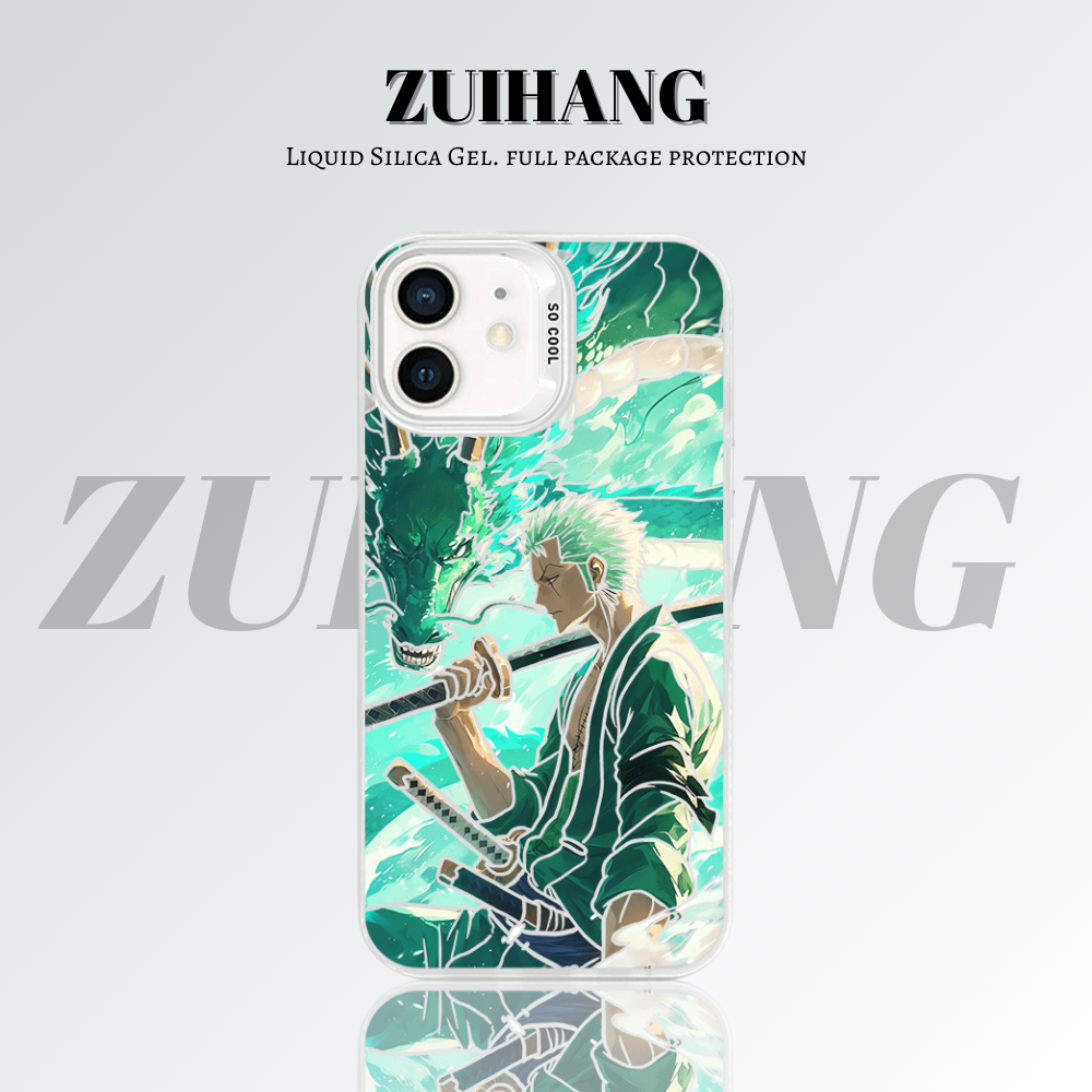 【大集合2.0】動漫彩銀線條漸變防摔手機殼-ZUIHANG SHOP