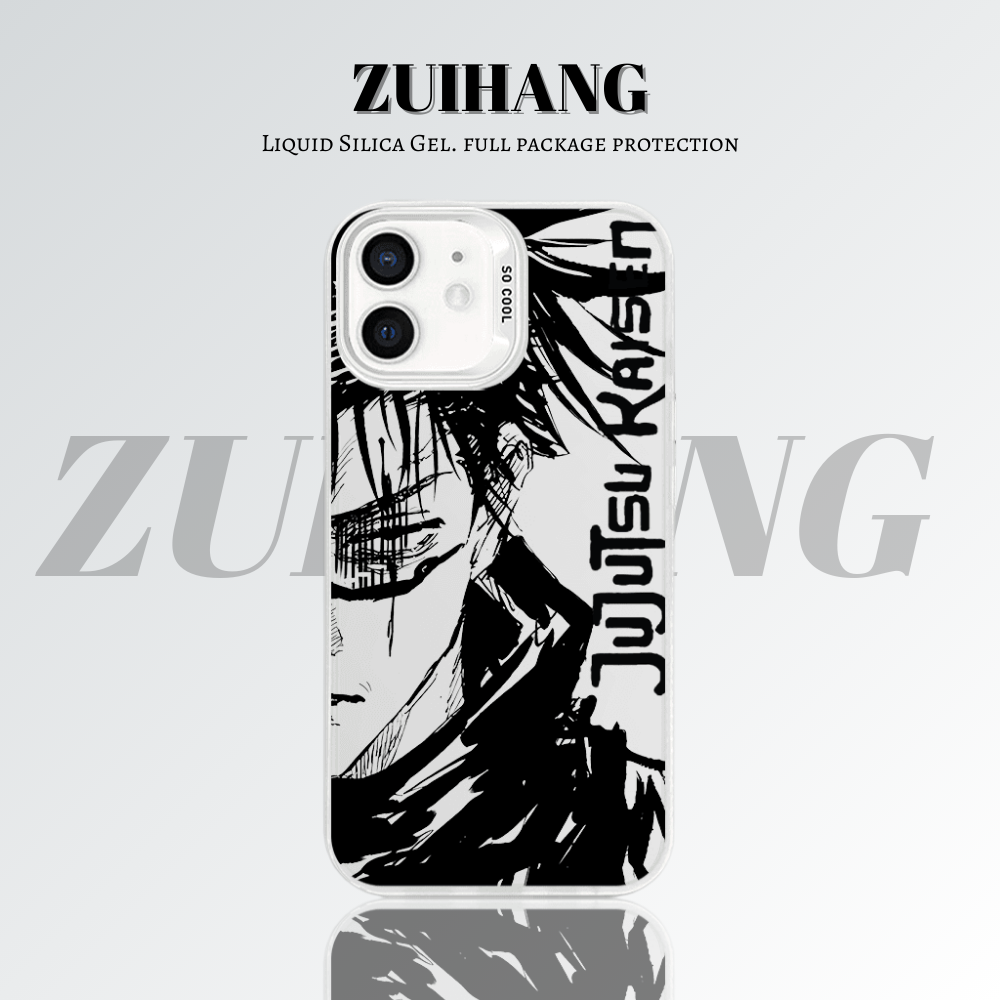 【大集合2.0】動漫彩銀線條漸變防摔手機殼-ZUIHANG SHOP