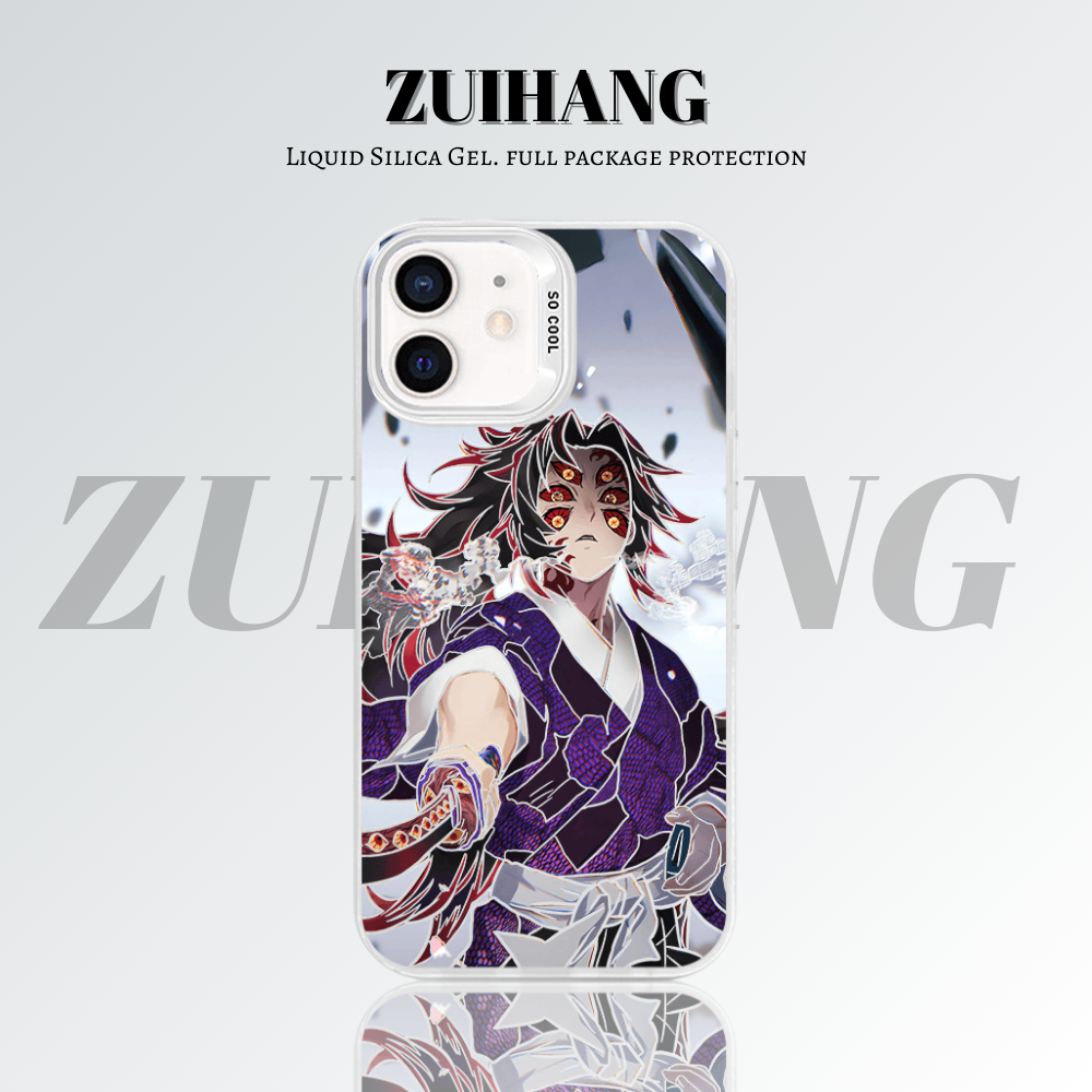 【大集合2.0】動漫彩銀線條漸變防摔手機殼-ZUIHANG SHOP