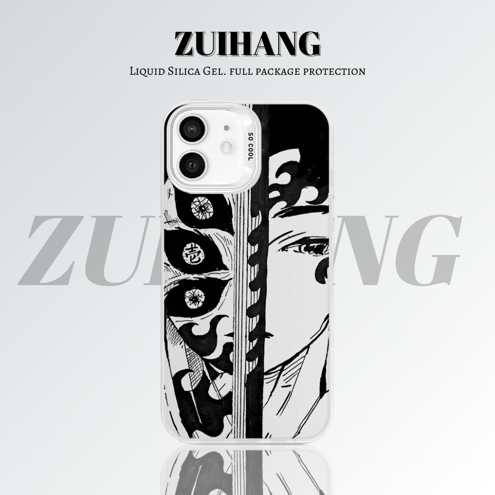 【大集合2.0】動漫彩銀線條漸變防摔手機殼-ZUIHANG SHOP