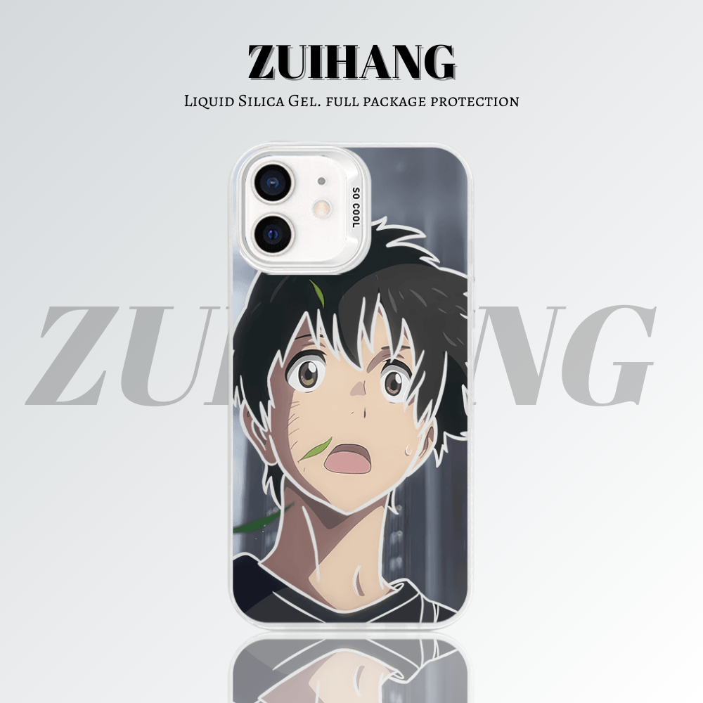 【大集合2.0】動漫彩銀線條漸變防摔手機殼-ZUIHANG SHOP