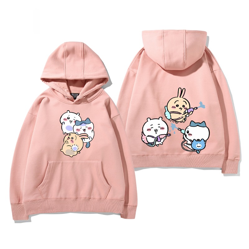 Chiikawa 2025秋冬新款 親子情侶男女連帽衛衣