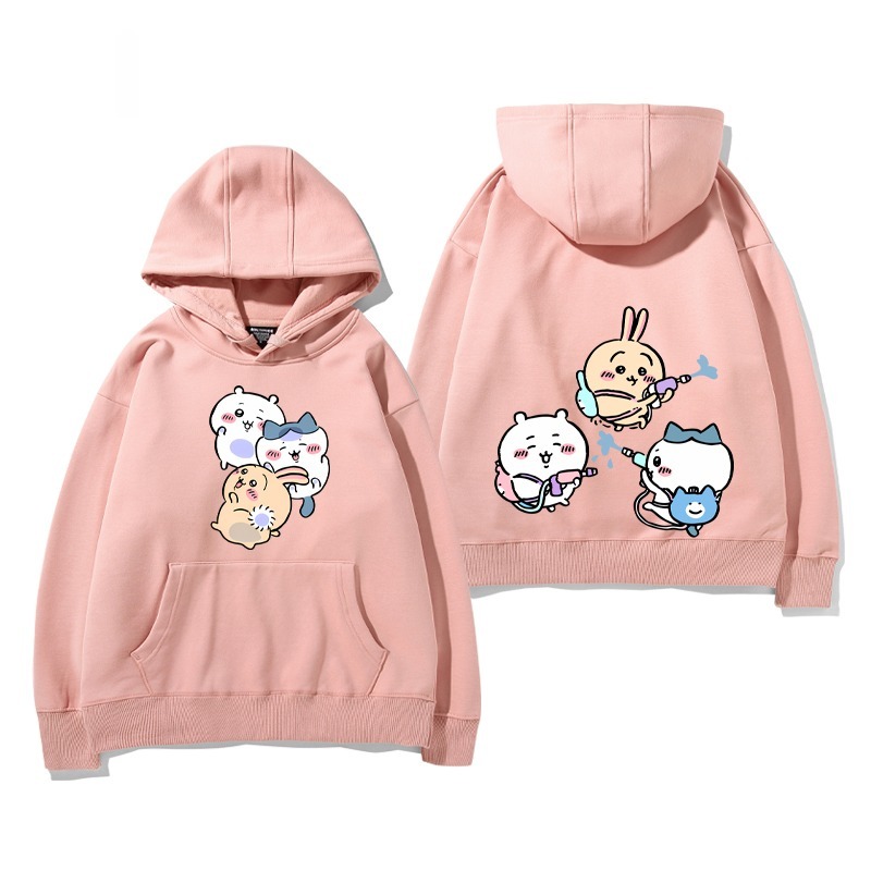 Chiikawa 2025秋冬新款 親子情侶男女連帽衛衣