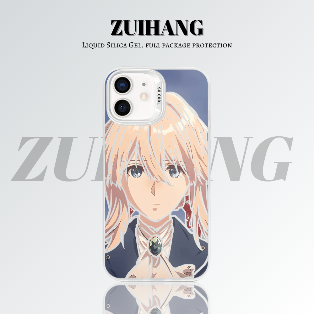 【大集合2.0】動漫彩銀線條漸變防摔手機殼-ZUIHANG SHOP