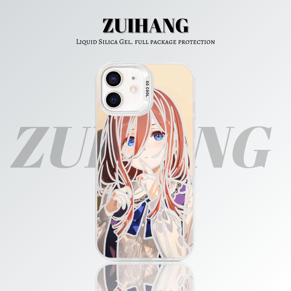 【大集合2.0】動漫彩銀線條漸變防摔手機殼-ZUIHANG SHOP