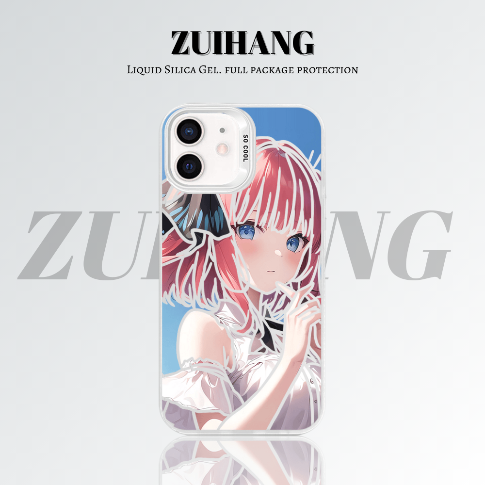 【大集合2.0】動漫彩銀線條漸變防摔手機殼-ZUIHANG SHOP