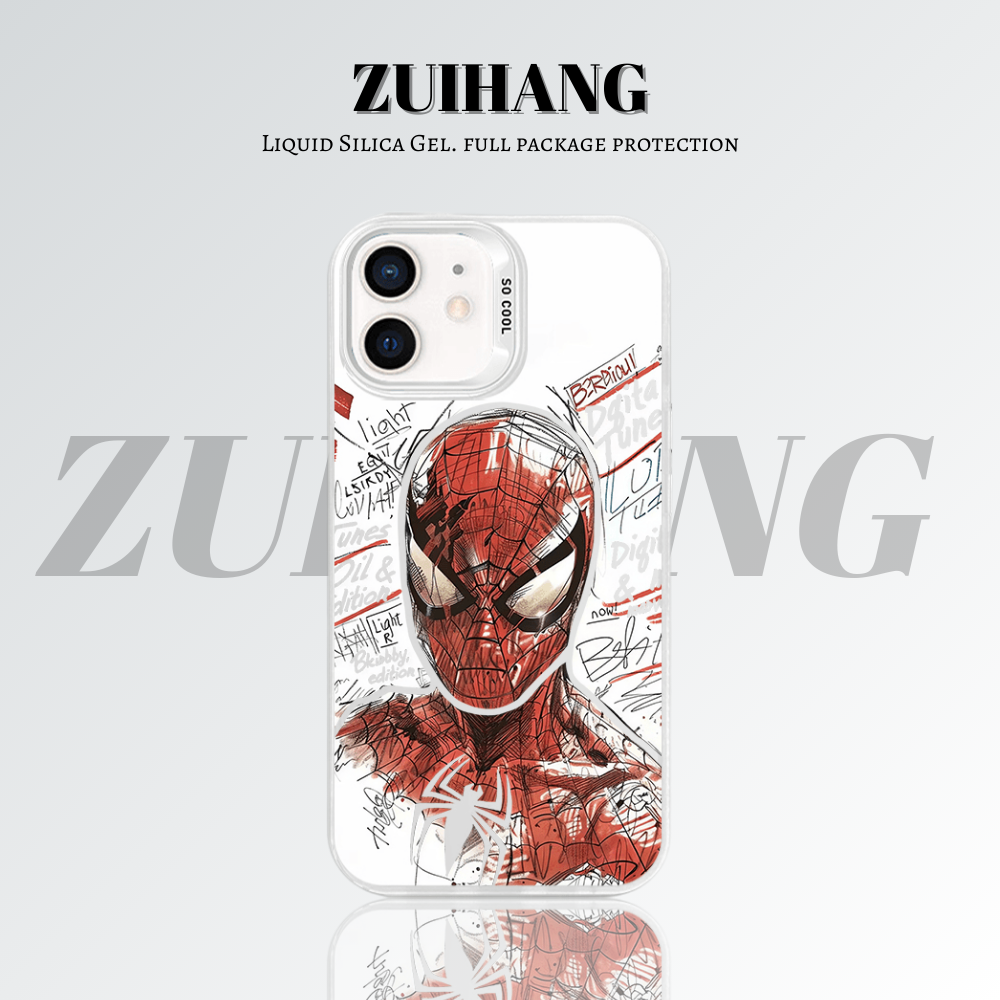 【大集合2.0】動漫彩銀線條漸變防摔手機殼-ZUIHANG SHOP