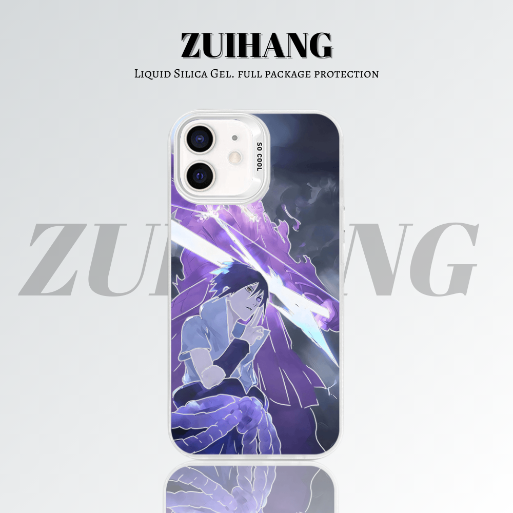 【大集合2.0】動漫彩銀線條漸變防摔手機殼-ZUIHANG SHOP